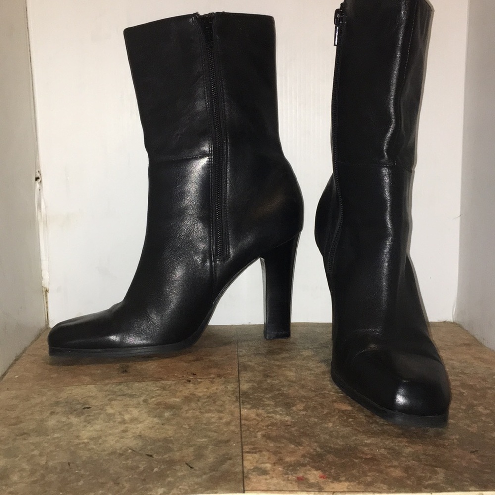 ANA calf high,chunky heel boots sz 9